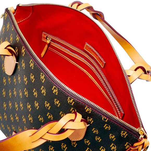 Dooney & Bourke Blakely Celeste Satchel - Brown Tmoro - Picture 3 of 4